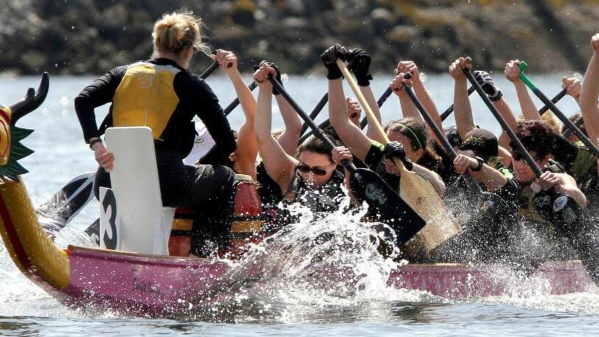 Dragon Boat races return to the South Sound on Saturday as Saint Martin’s University’s Dragon Boat Festival paddlers take to Puget Sound in Olympia.