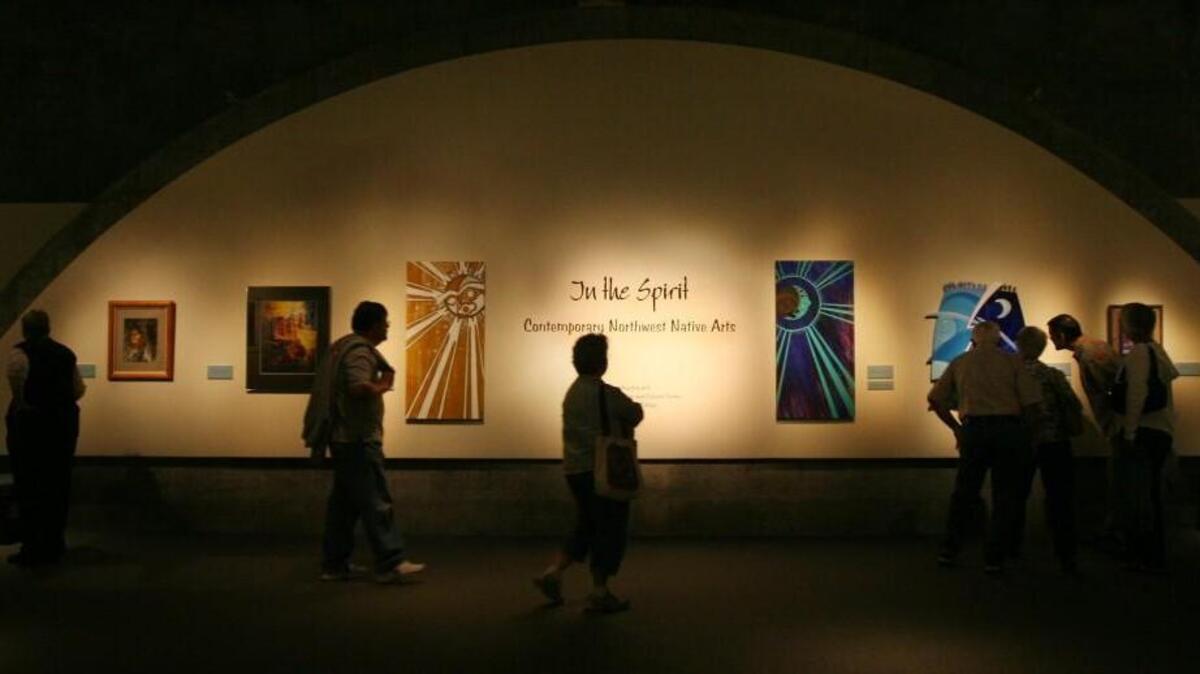 The annual, “In the Spirit: Contemporary Northwest Native Arts” exhibit will be on display at the Washington State History Museum in Tacoma through August.
