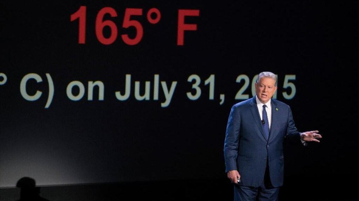 Former Vice President Al Gore in “An Inconvenient Sequel: Truth to Power.”