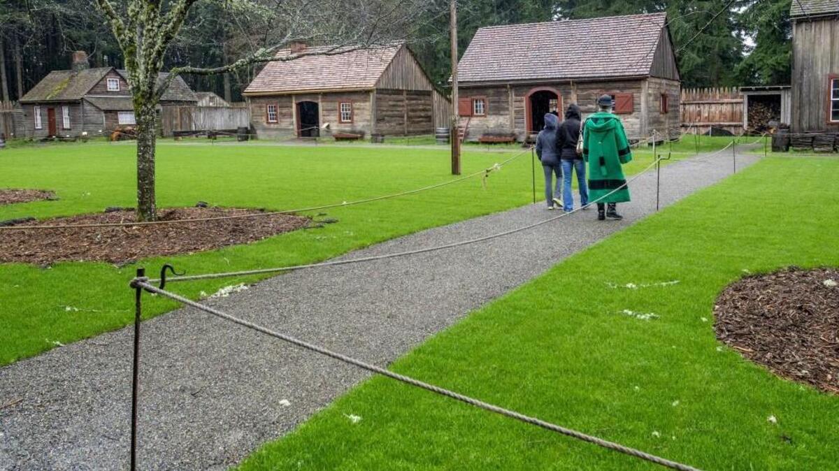 Guests get a tour of the Fort Nisqually Living History Museum in Point Defiance Park in March. The museum will host Trapped: Escape Fort Nisqually in early 2017.