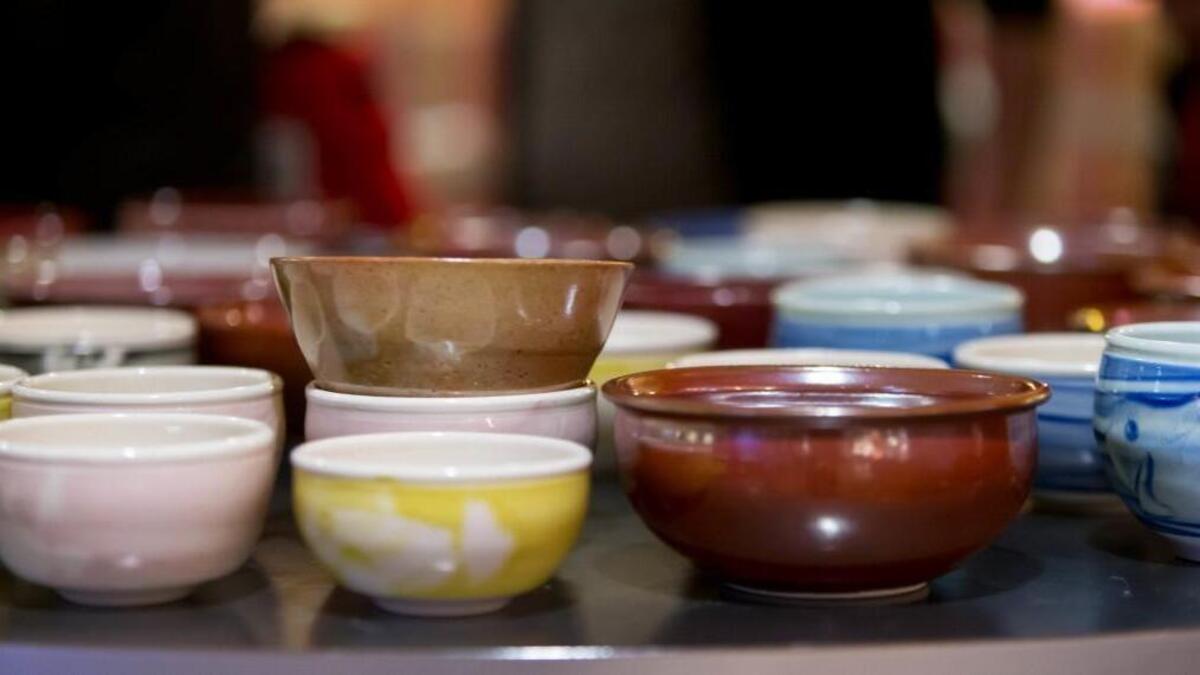 The Empty Bowls fundraiser sells bowls like these made by Pacific Lutheran University students and faculty full of soup to help the homeless. This year’s event takes place Wednesday in the Anderson University Center.