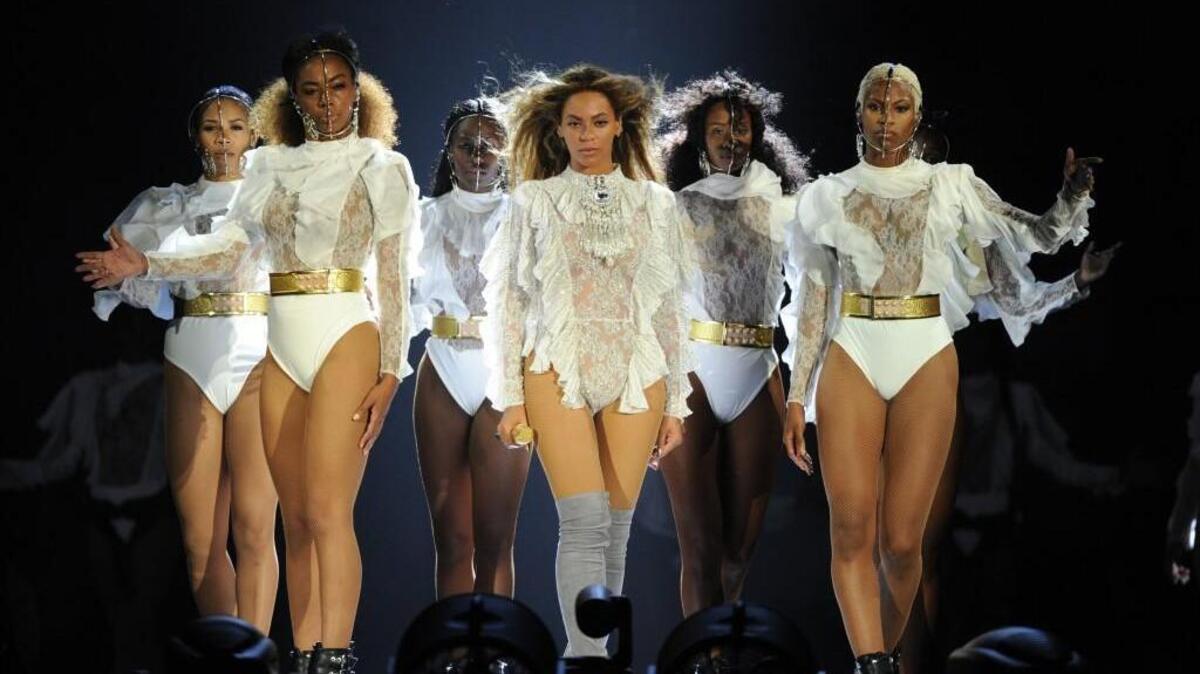 Beyonce performs during the Formation World Tour at Marlins Park on April 27 in Miami, Florida.
