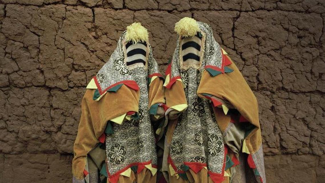 
Leonce Raphael Agbodjelou, Untitled from "Egungun" series, from "Disguise" at Seattle Art Museum.
