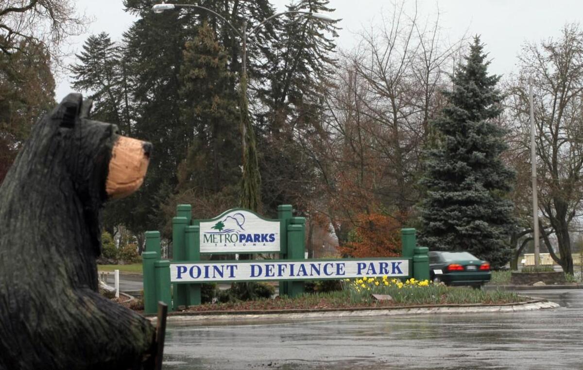 The entrance of Point Defiance Park is pictured in a 2011 file photo.