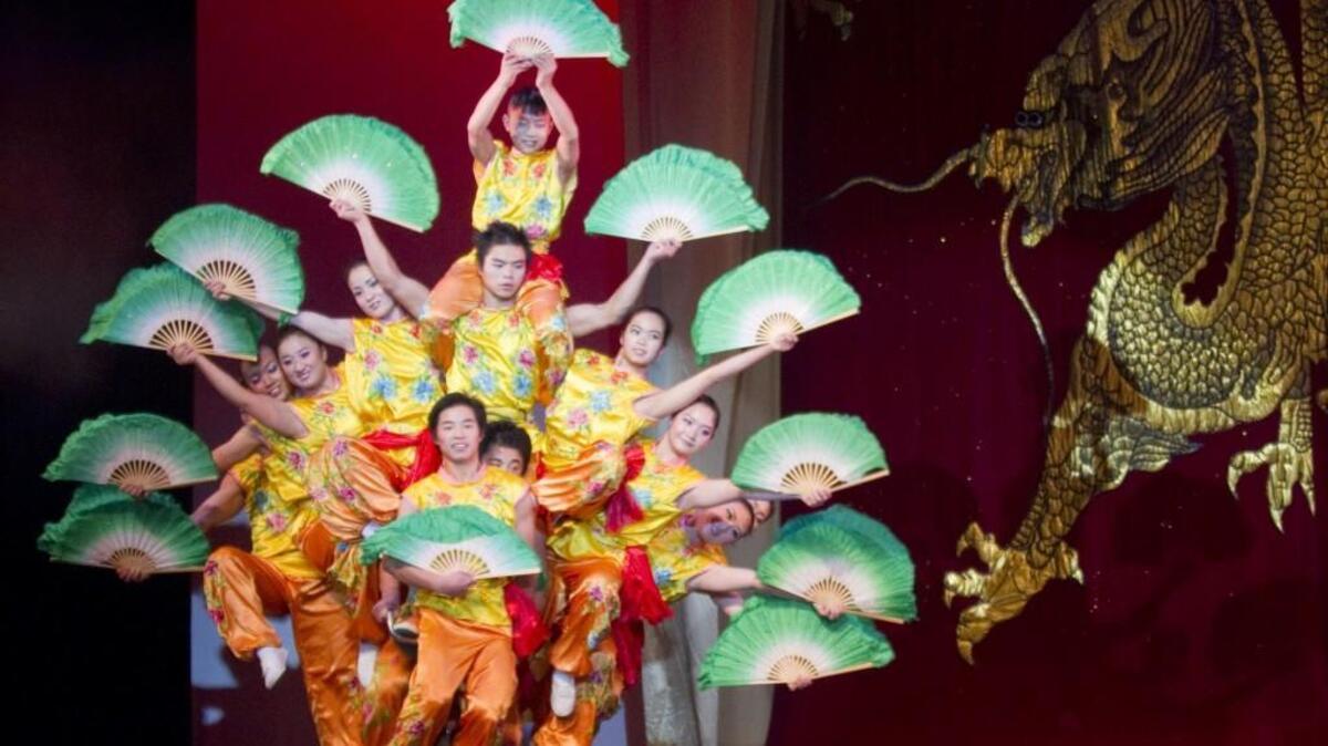 The Peking Acrobats, coming to the Pantages Theater.