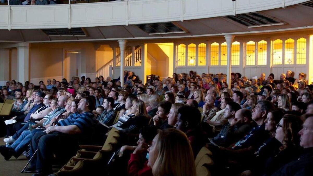 The audience at last year’s 253 Short Film Party at Urban Grace Church, Tacoma.