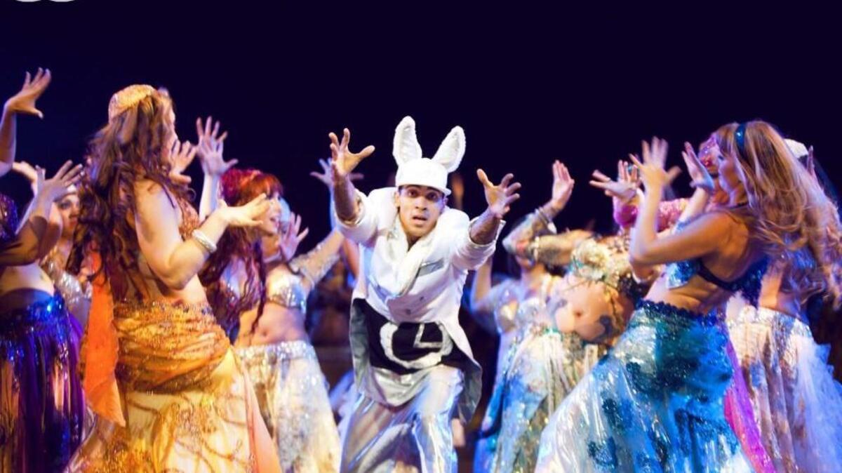 Bellydance Evolution’s “Alice in Wonderland” is in the area Saturday at the Pantages Theater in Tacoma.