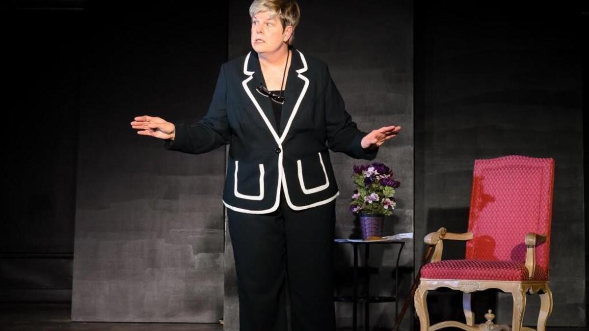 
Gretchen Douma plays Virginia in Jeffrey Hatcher’s “Three Viewings,” now at Tacoma Actors Repertory Theater.
