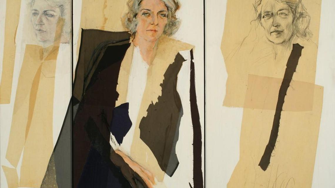 A 1972 portrait of Anne Gould Hauberg by Thomas T. Wilson.
