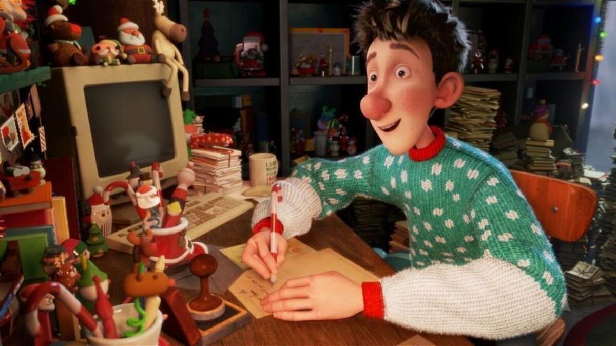 Arthur (voiced by James McAvoy) in animated film “Arthur Christmas.”