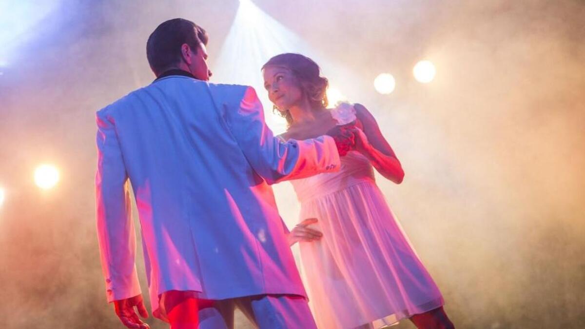 “Saturday Night Fever” comes to the Broadway Center, Tacoma, on Sunday.