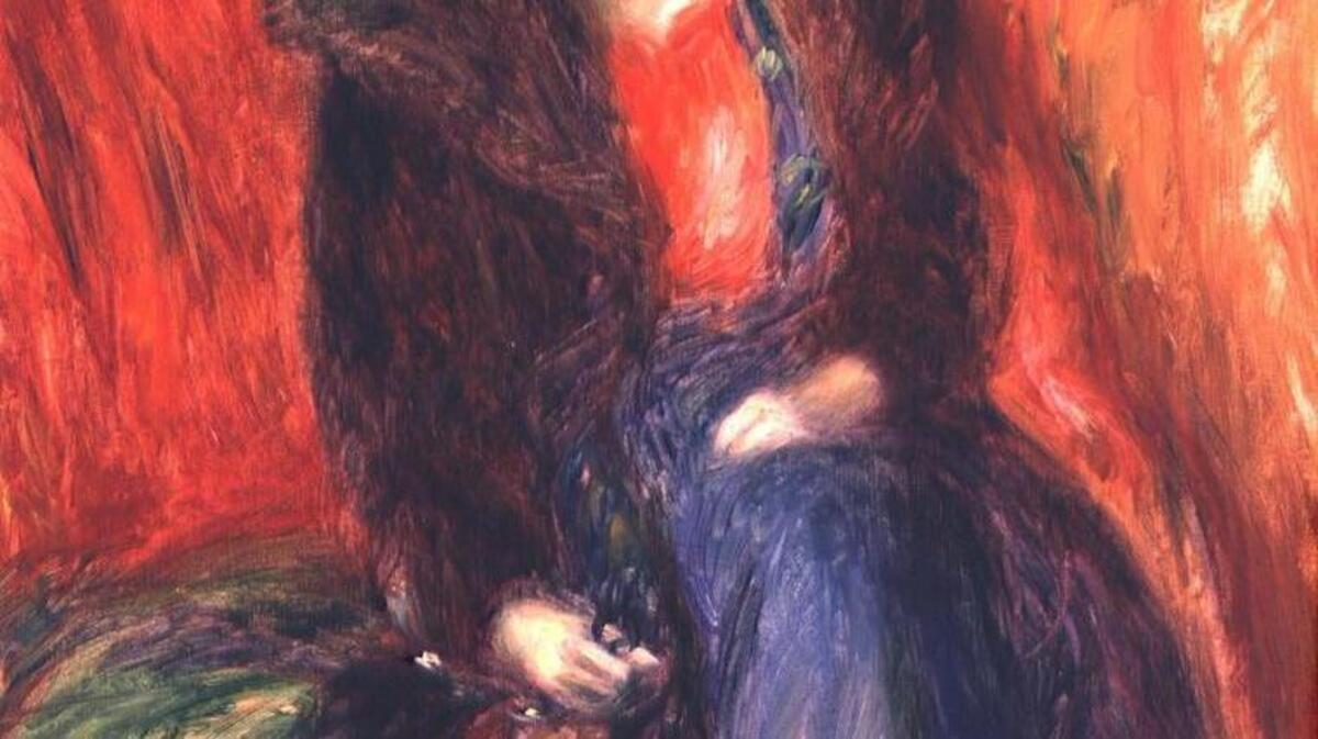 William James Glackens, “Natalie in a Blue Skirt” from Tacoma Art Museum’s “People’s Choice” exhibit.