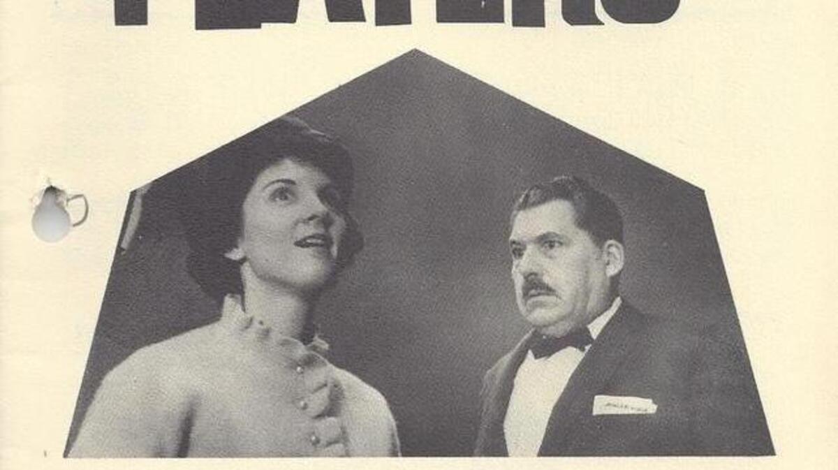 
A play poster from 1965, the year Lakewood Playhouse opened in its current venue at Lakewood Towne Center mall.
