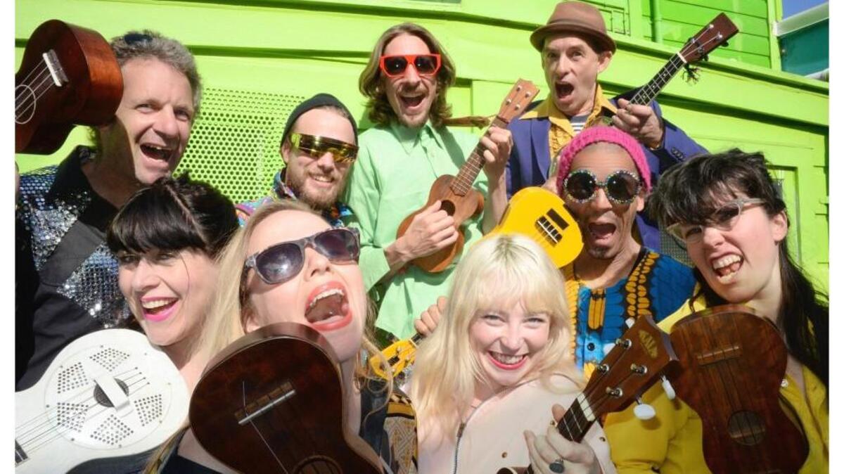 The Wellington International Ukelele Orchestra comes to Olympia on Friday.