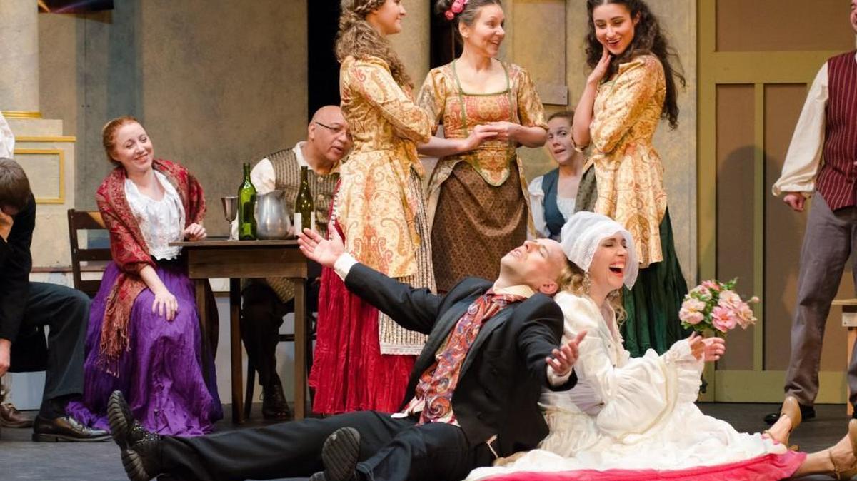 The cast of Tacoma Opera’s production of “La Périchole” at the Rialto Theater.