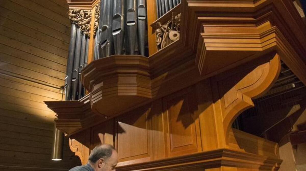 Nationally-renowned organ builder Paul Fritts installs one of his instruments at St. Andrews Episcopal Church in Tacoma in 2014. The church bought the $90,000 instrument from Grace Lutheran Church, which is closing its doors.