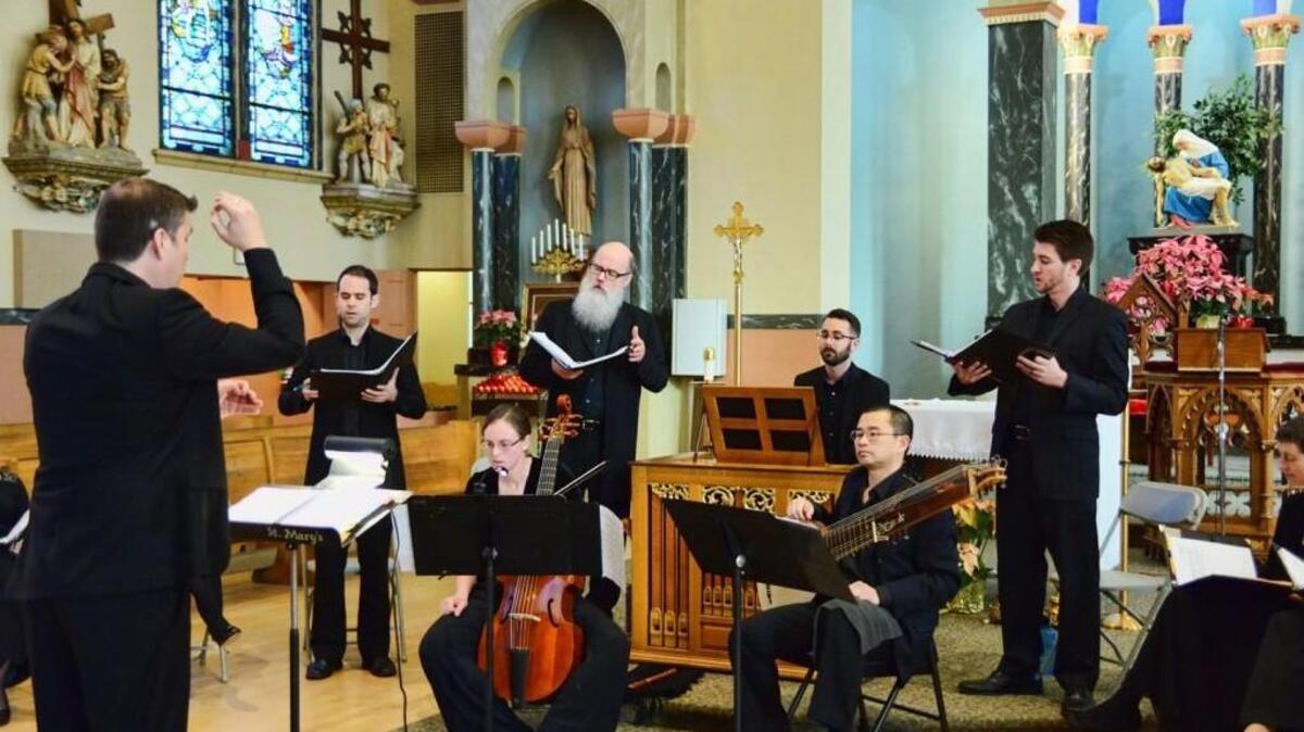 Members of Ensemble Oregon perform Venetian Vespers two years ago.