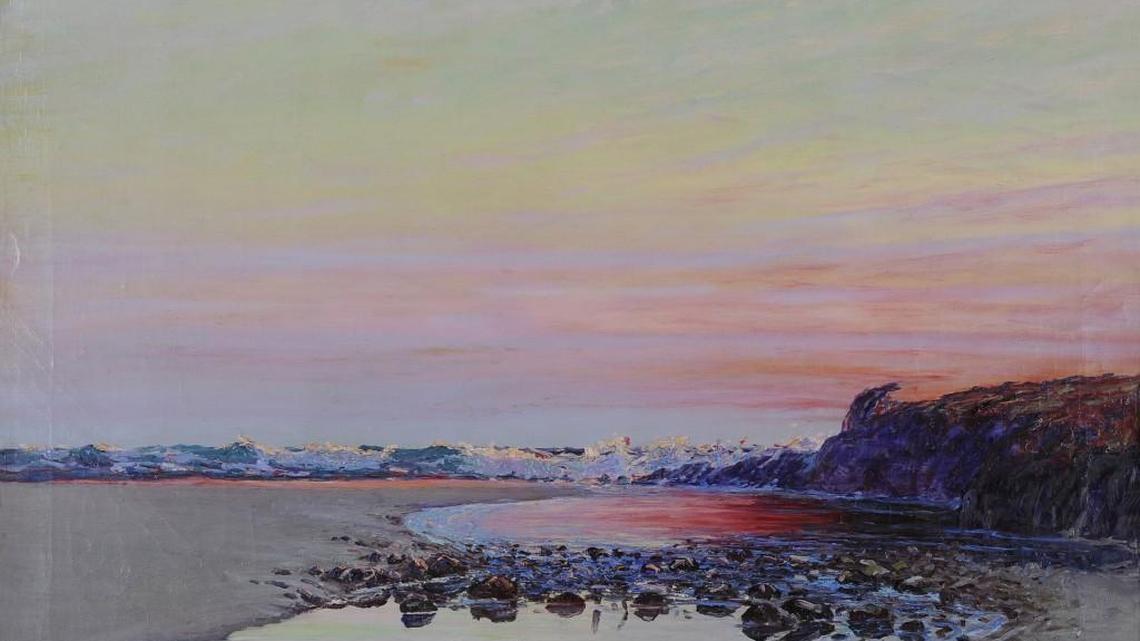 C.C. McKim’s “Low Tide, Yachats, Oregon.”