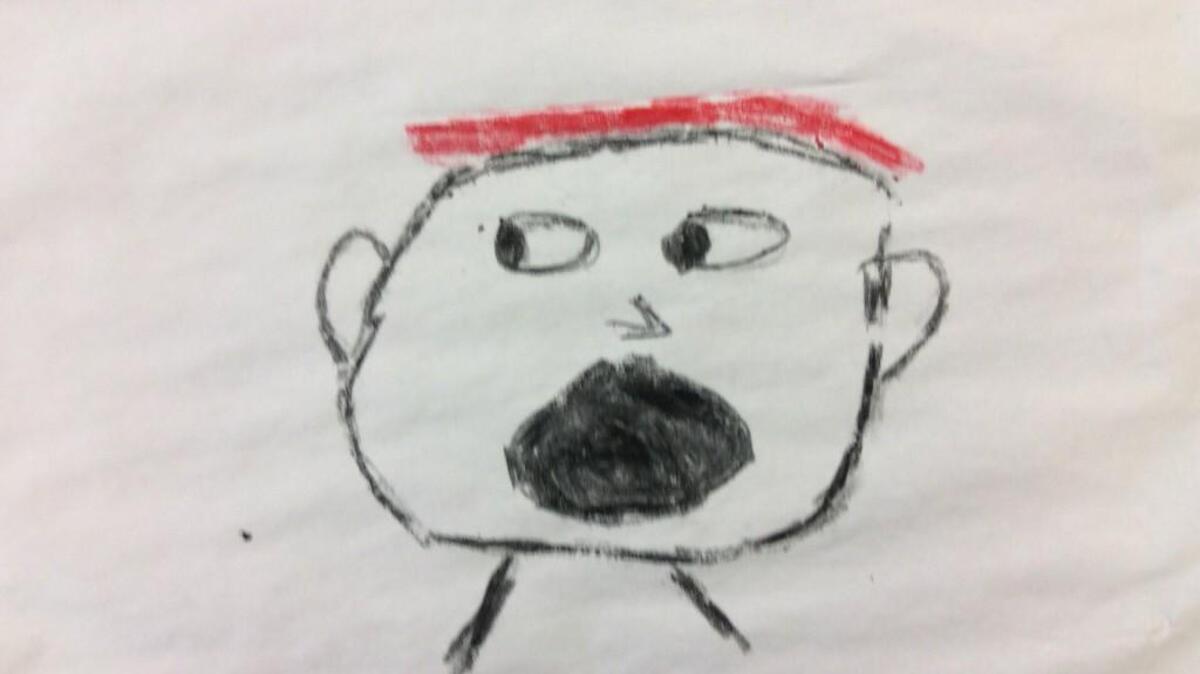 This student drawing was made into an animation during the recent artist residence program at Sherman Elementary in Tacoma.