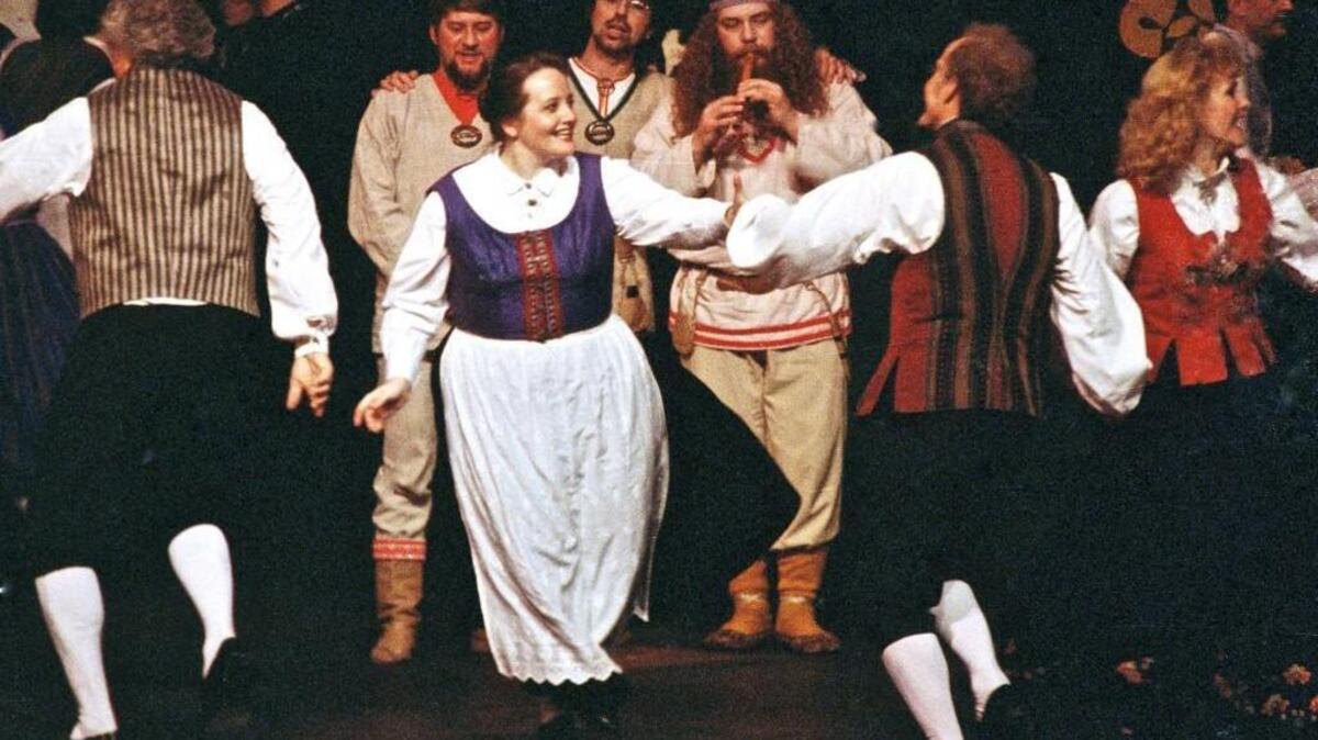 The Puget Sound Revels in their 1997 production of a Scandinavian-set Christmas Revels, which will be reinvented this December in the Rialto Theater.