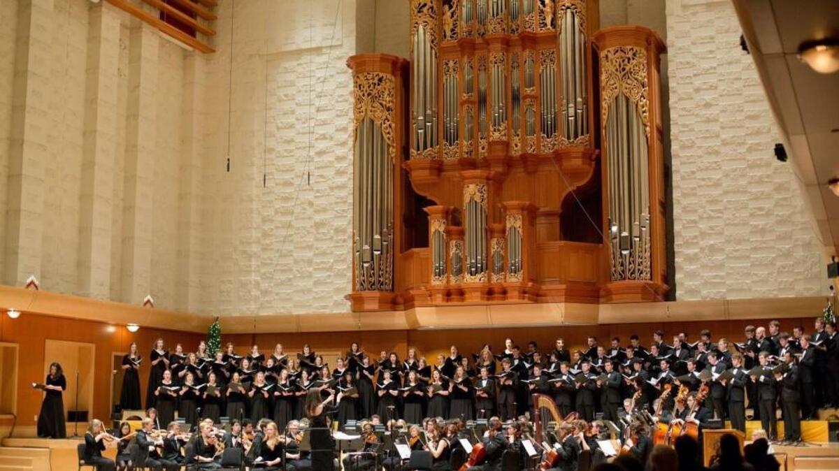 The Pacific Lutheran University Christmas concert of 2014 in Lagerquist Hall.