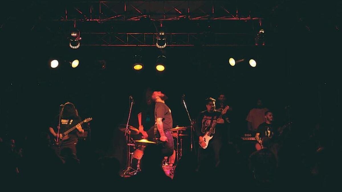 
Punk band God’s Hate plays at the opening of Real Art Tacoma, a new drugs- and alcohol-free space for all-ages music events.
