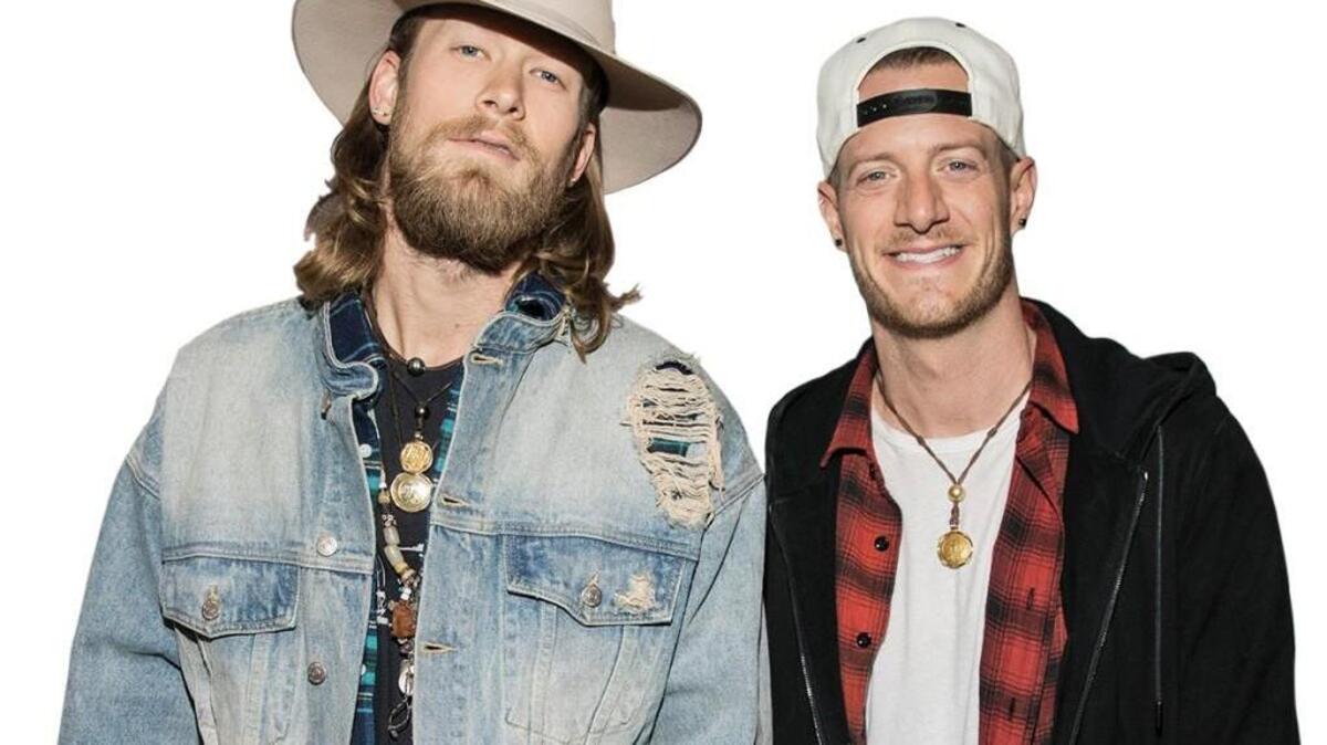 Brian Kelley, left, and Tyler Hubbard of Florida Georgia Line.
