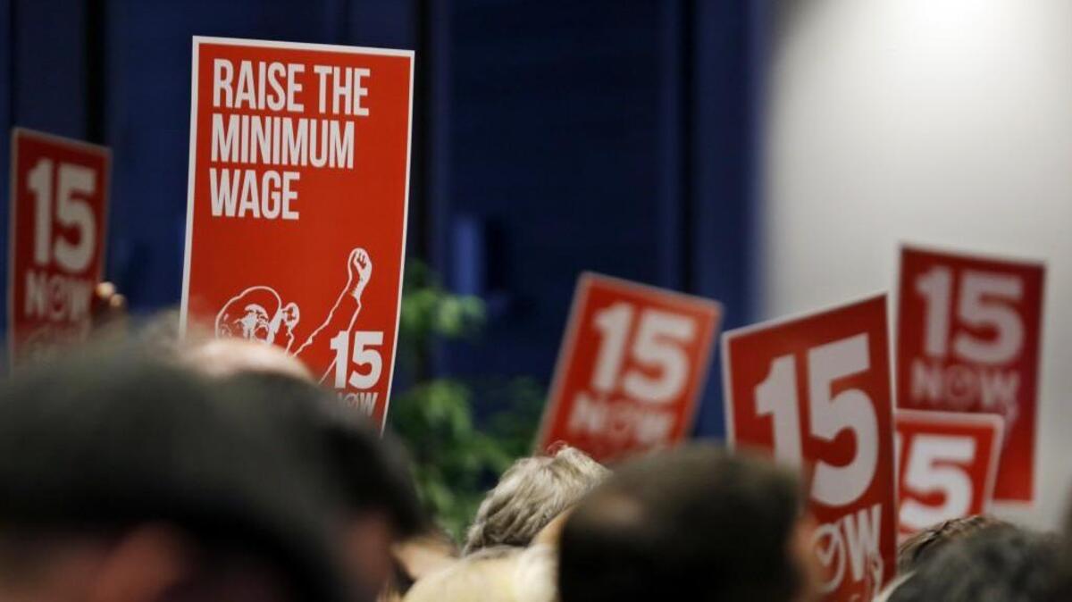 Join in a discussion on minimum wage and other topics