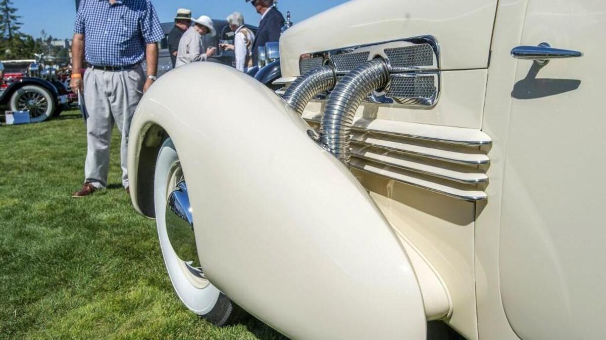 
A 1937 Cord 812 Phaeton was a featured car at the 2014 Pacific Northwest Concours d’Elegance car show at LeMay-America’s Car Museum.
