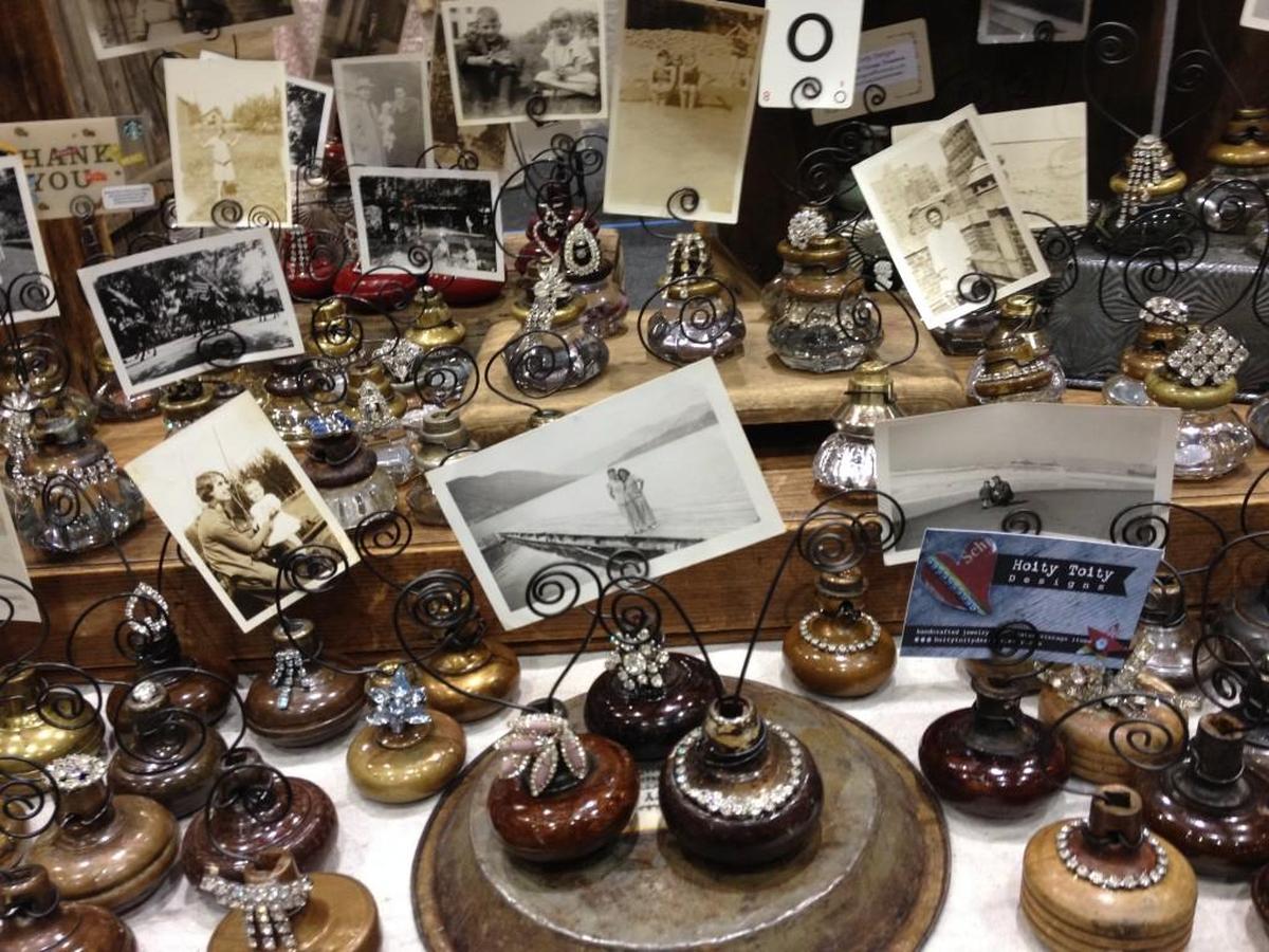 Antiques and local art are on display at the annual UPS Fieldhouse Flea Market. 