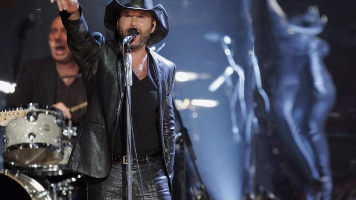 
Tim McGraw will be performing at the White River Amphitheatre
