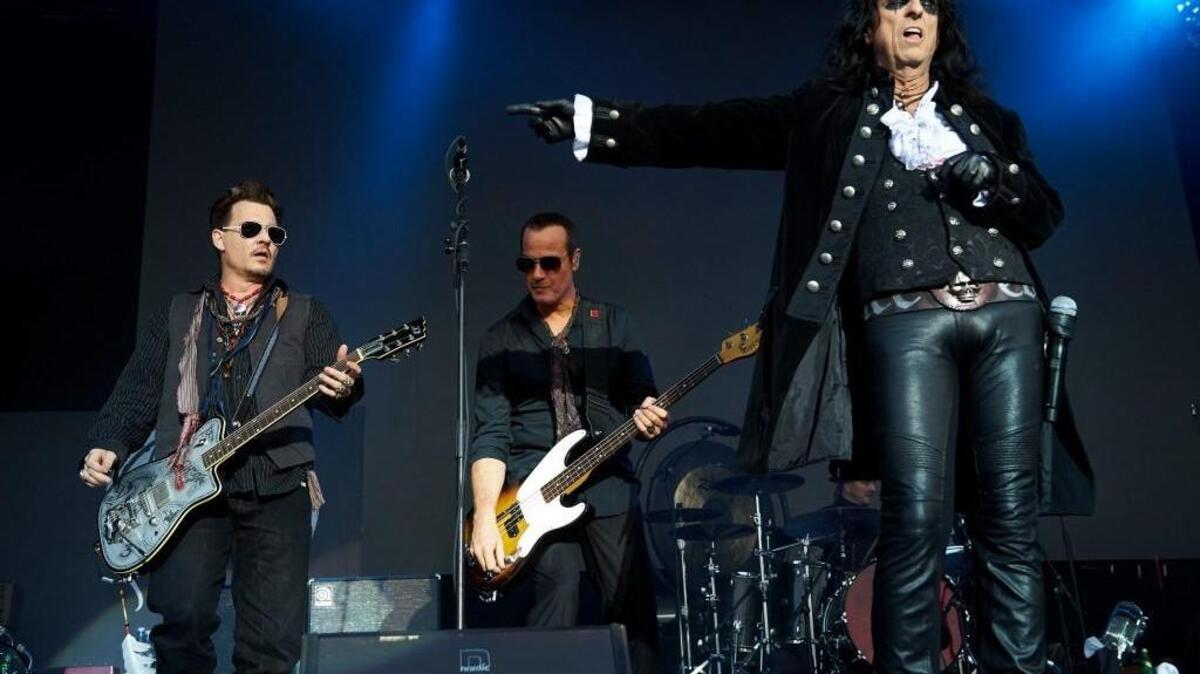 Alice Cooper, right, headlines a show at Emerald Queen Casino Oct. 20.