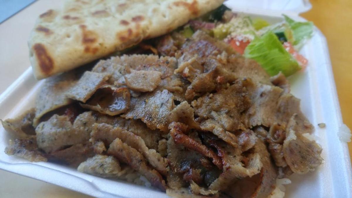 A gyros plate from D’Lara Mediterranean Grill in Bonney Lake.