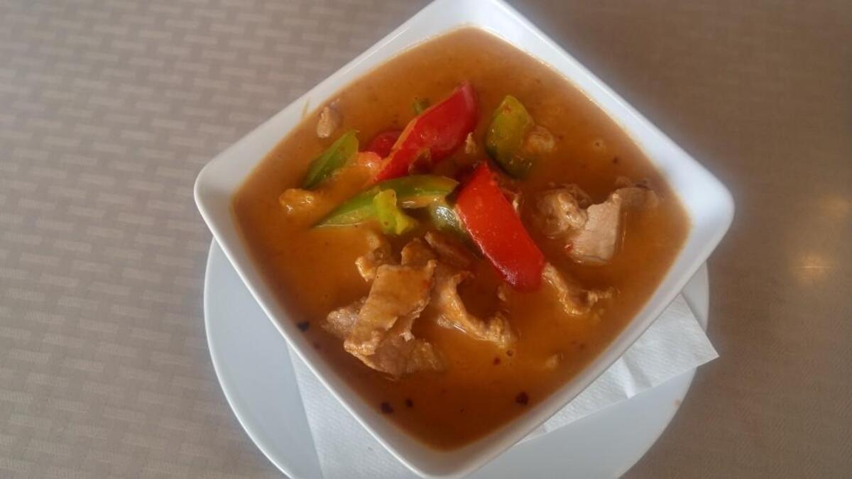 Panang curry from Chang Thai.