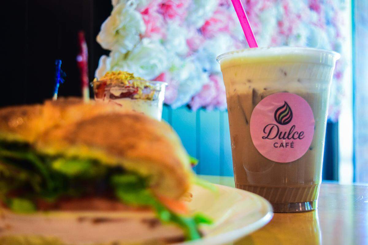 The owners of Chicanos Mexican Food opened Dulce Cafe next door, in the ground floor of Puyallup City Hall. Latin-inspired treats include a mazapan latte and fresas con crema (back), and on the savory side croissant sandwiches with additional Mexican dishes like chilaquiles on the way.
