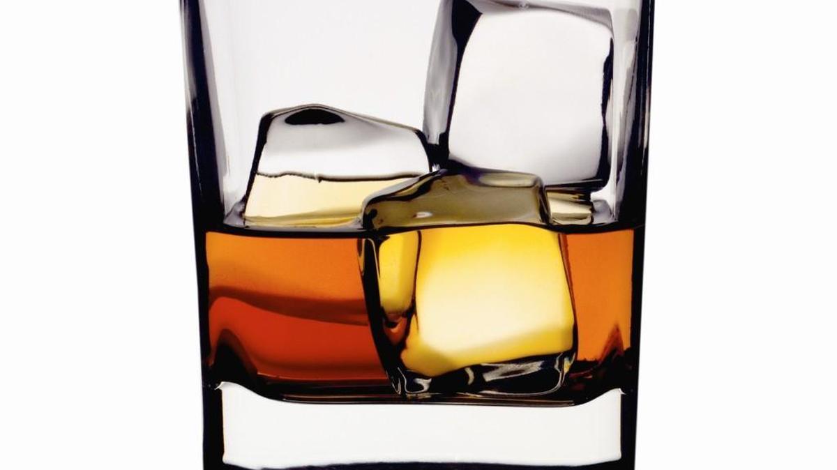 Whiskey and ice.
