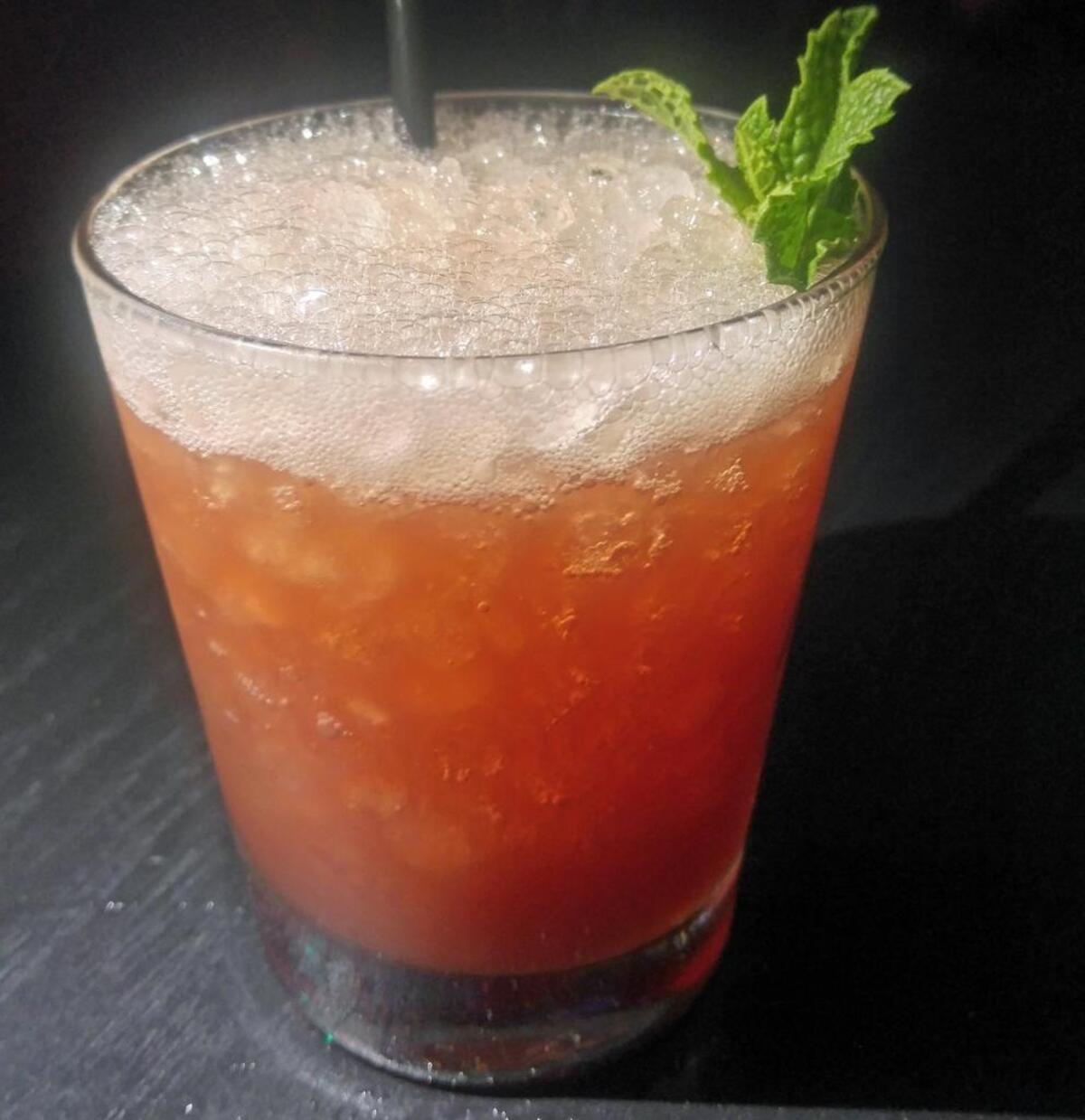A Seagrave cocktail at Devil’s Reef.