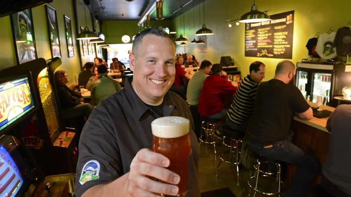 
Brewer Eric Akeson recently closed his downtown Puyallup taproom, but the space will have new life as a craft beer pub featuring Puyallup River beers. 
