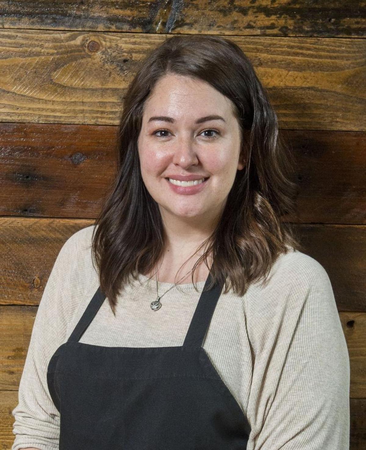 Owner Jessica Duggan at The Tattered Apron Bakery in Puyallup's South Hill neighborhood.