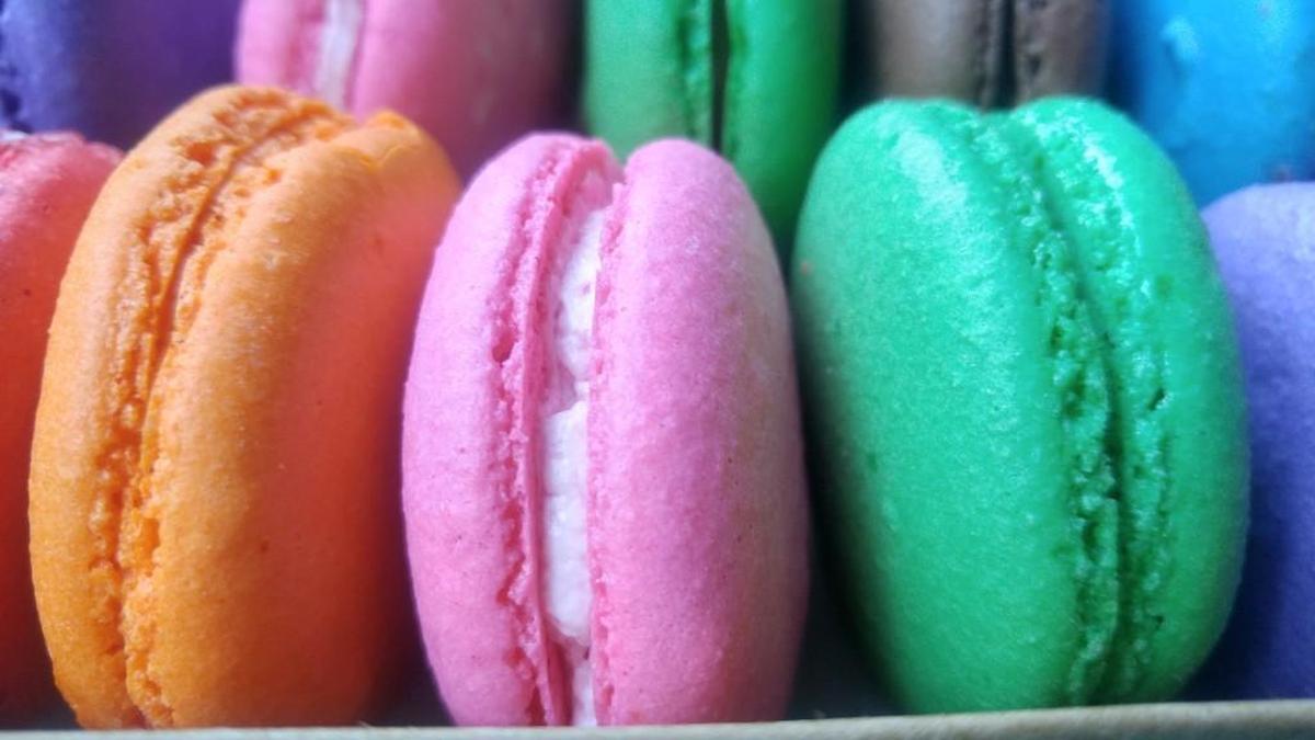 Flavors range from chocolate to dulce de leche and chocolate-raspberry at Girl Loves Cake Desserts booth at the Steilacoom Farmers Market.