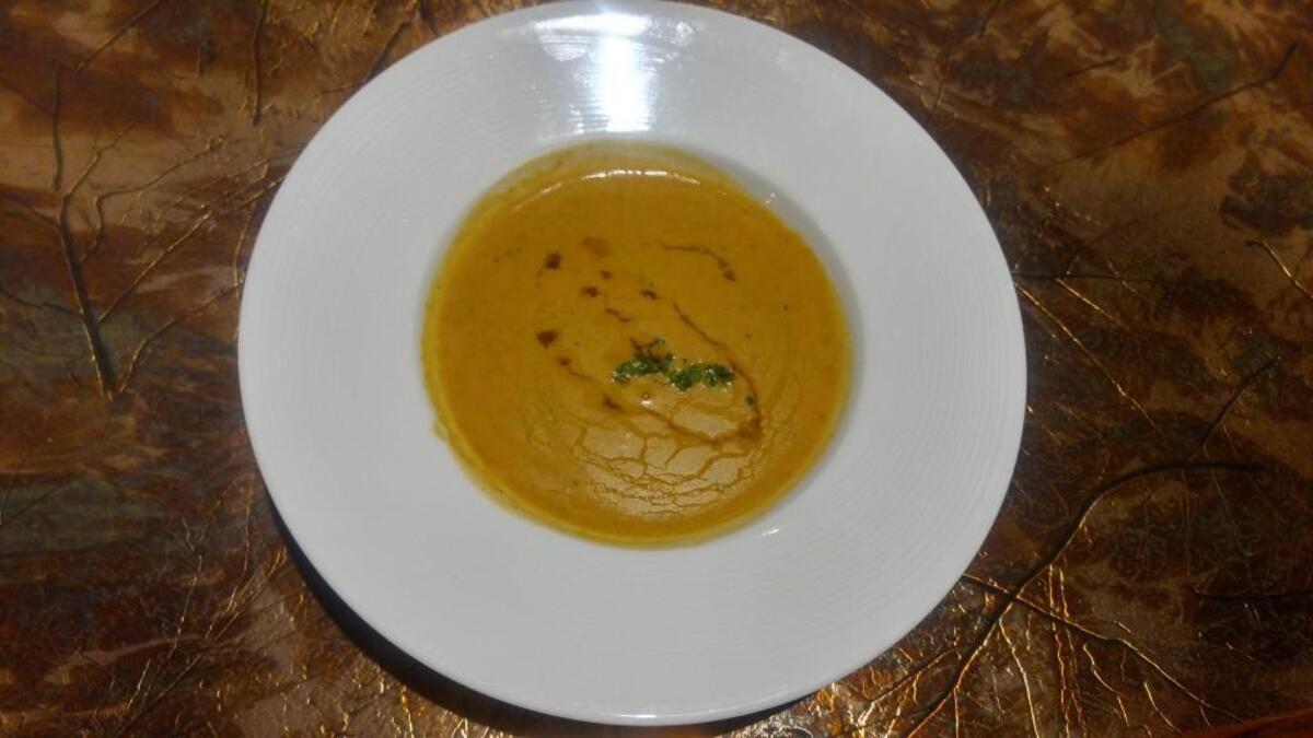 The lobster bisque at The Lobster Shop.