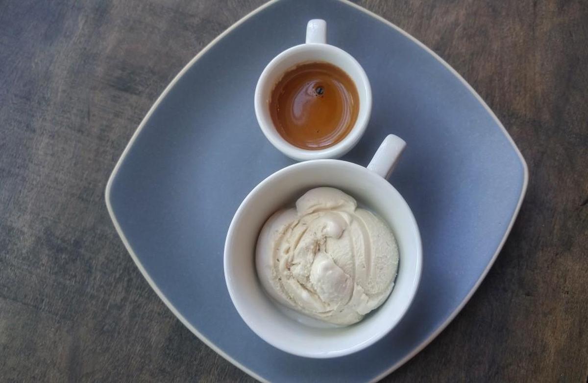 Combine gelato and espresso to make affogato at Alegre Bakery and Gelato.