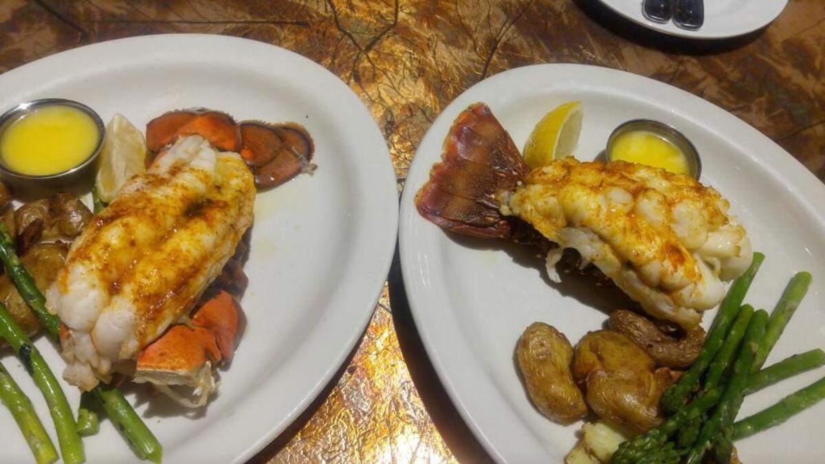Lobster tail dinners from The Lobster Shop