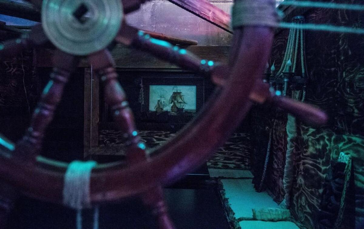 A peek inside one of the four unique booths at Devil's Reef in Tacoma.