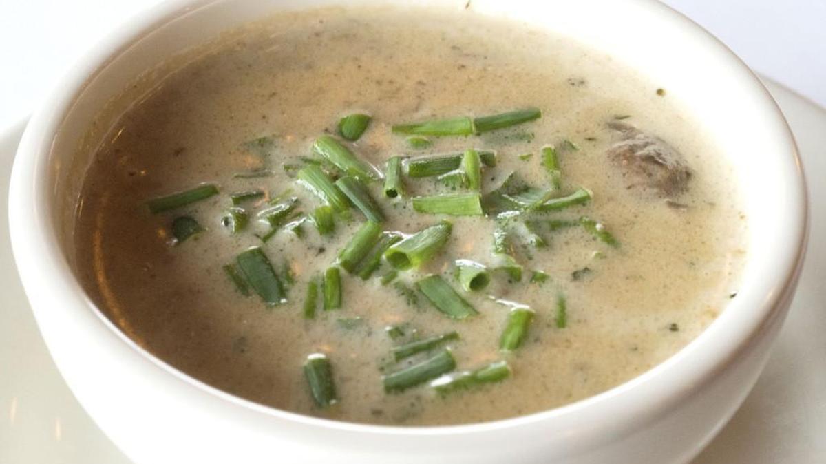 Mushroom soup at Adriatic Grill is on the menu at Tacoma Firs Golf Center.