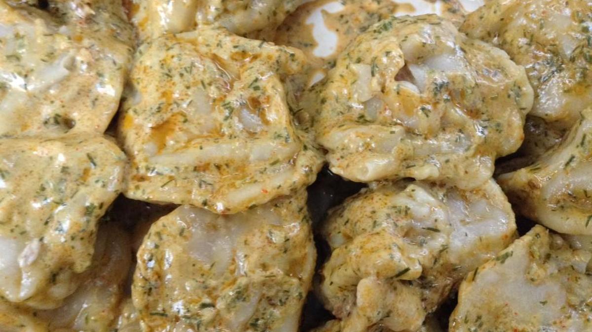 An order of pork pelmeni with spicy dill sauce at Vostok Dumpling House in Tacoma.