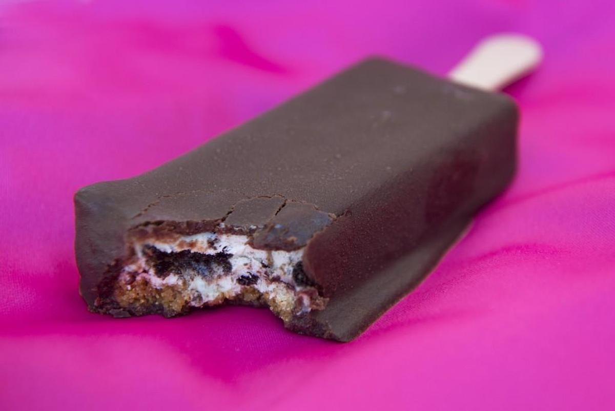 A cookies-and-cream cheesecake bar is one of Danelle Bentley’s products from her company, Tacoma Cheesecake.