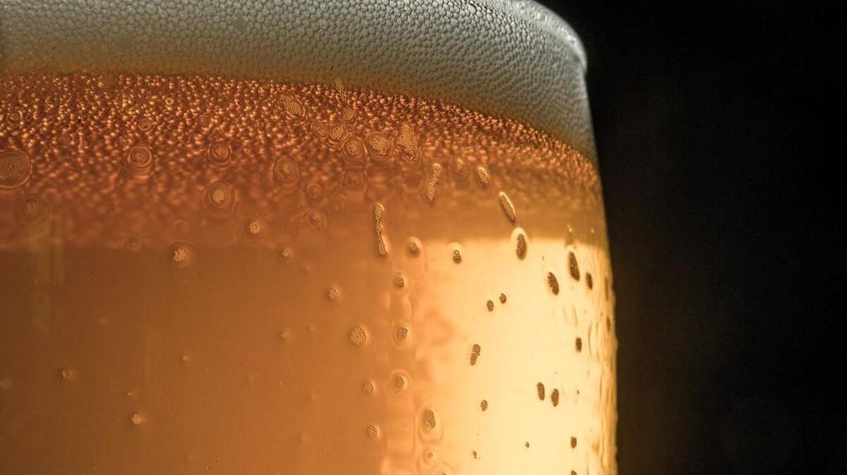 A glass of Pinnacle Peak Ale at Harmon Tap Room in Tacoma.