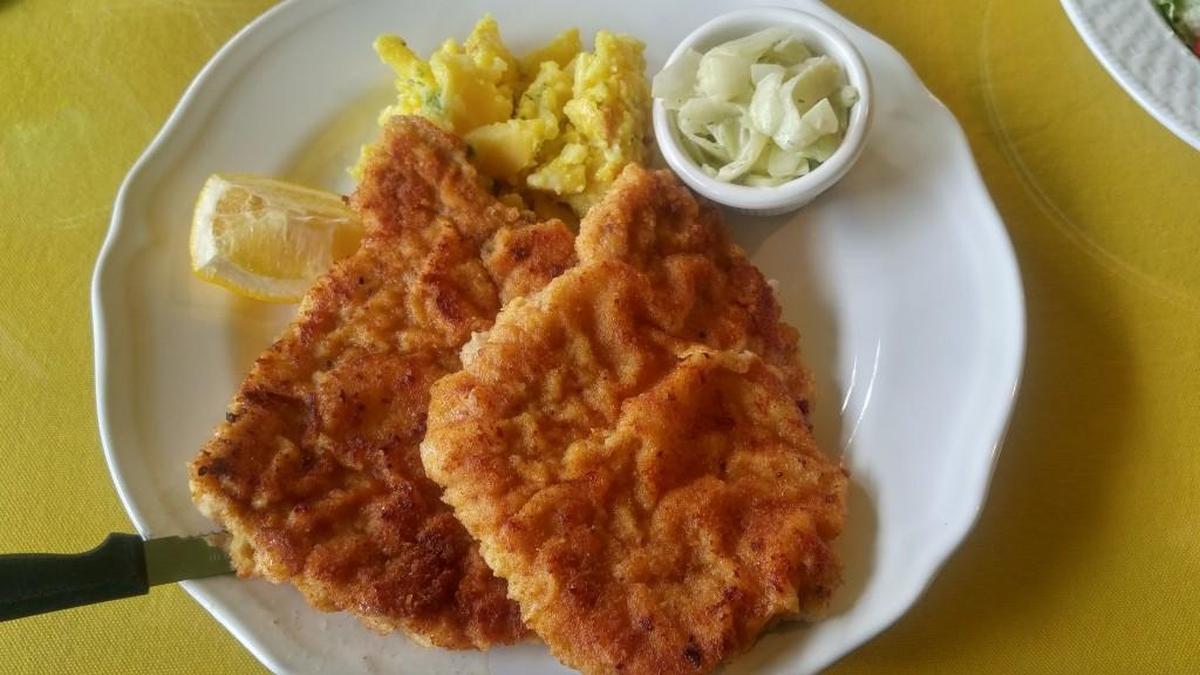 The Wiener Schnitzel at Citron European Bistro in Parkland.