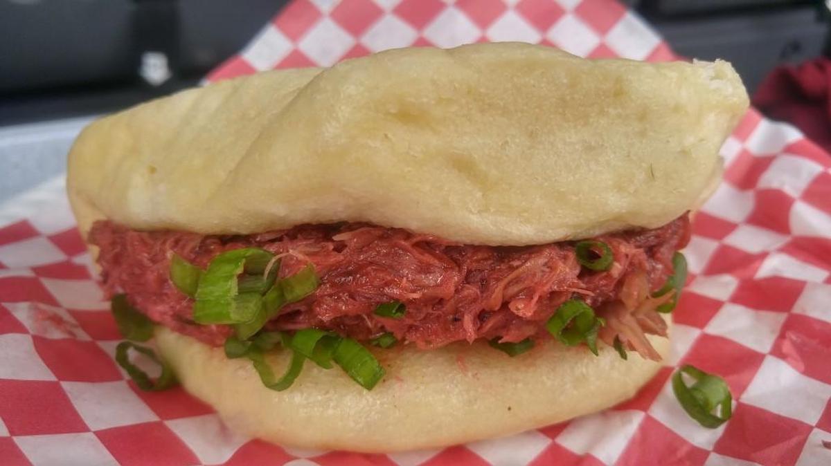 Chicken char siu from Taste of Samoa Manapua Bakery.